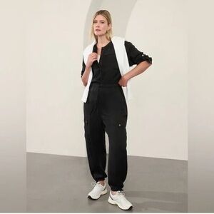 ATHELTA Celestial Utility Jumpsuit in black